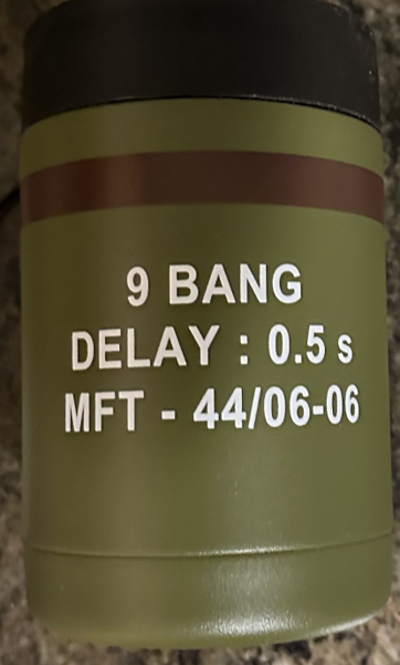 A close up of the 9 bang delay